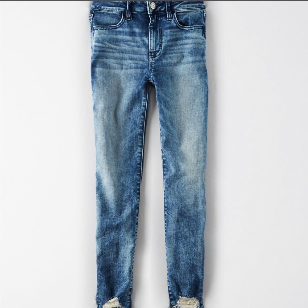 NWOT AEO cropped jeggings